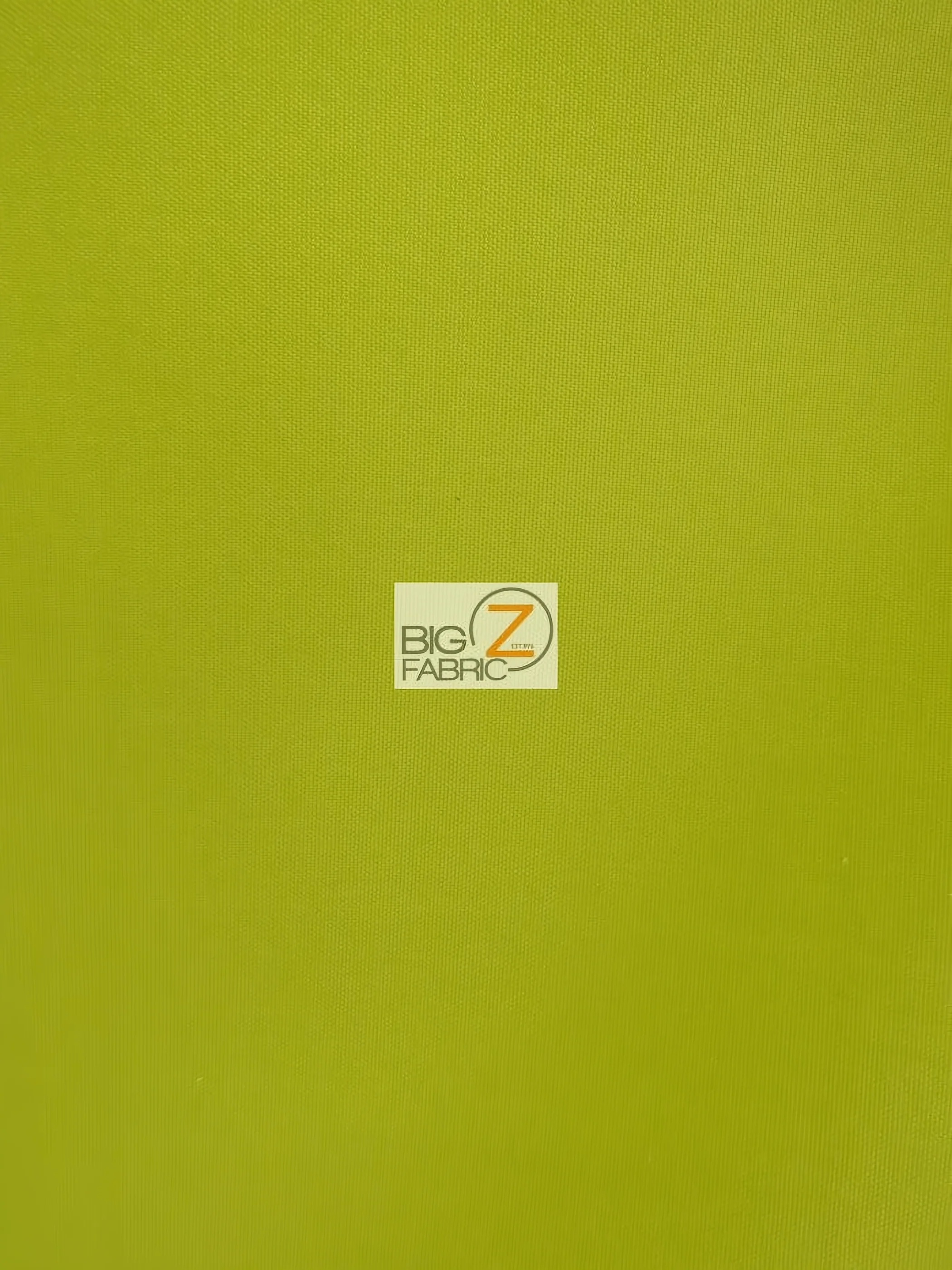 Solid Canvas Outdoor Anti-UV Waterproof Fabric / Lime / 40 Yard Roll
