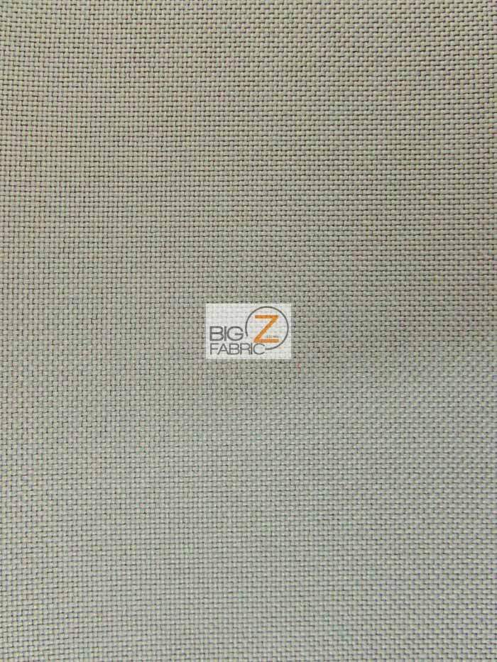 Solid Canvas Outdoor Waterproof PVC Backing Fabric / Gray / Sold By The Yard Closeout!!!