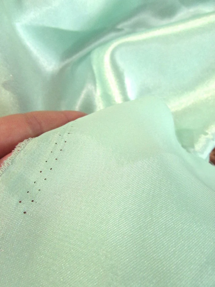 Solid Crepe Back Satin Fabric / Silver / Sold By The Yard - Image 4