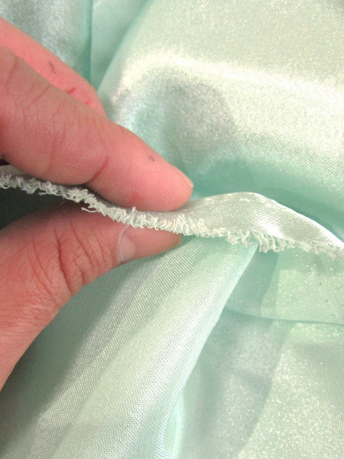 Solid Crepe Back Satin Fabric / Tan / Sold By The Yard - Image 3