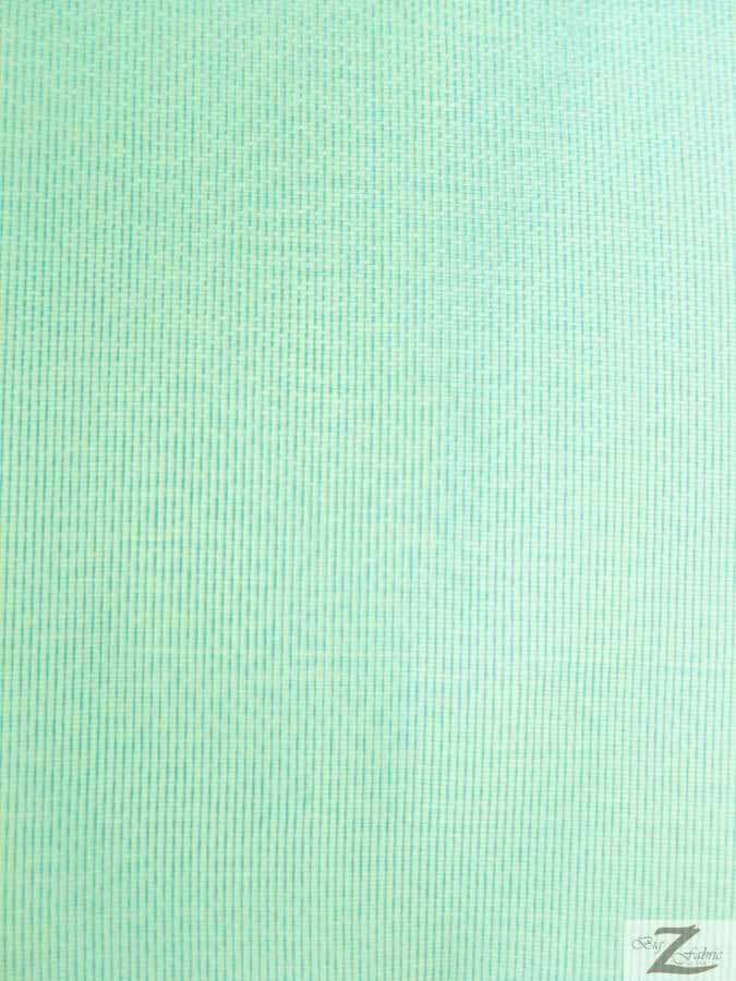 Solid Crystal Organza Fabric - 50 Yard Bolt - Aqua