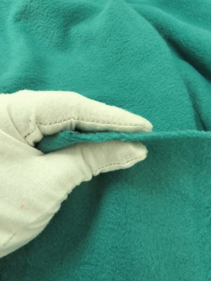 Fleece Fabric Solid / Charcoal / 30 Yard Roll - Image 3