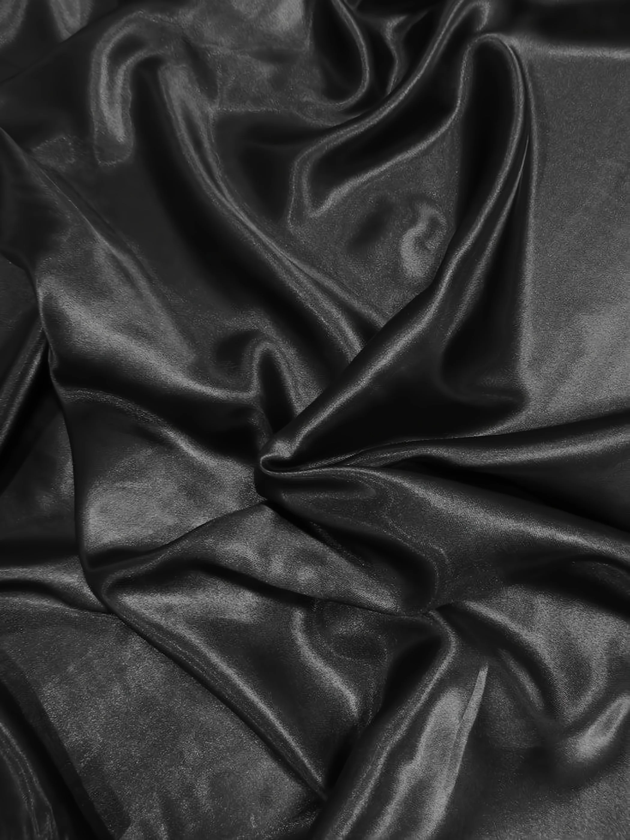 Solid Medium Weight Shiny Satin Fabric / Blush / Sold By The Yard - Image 2