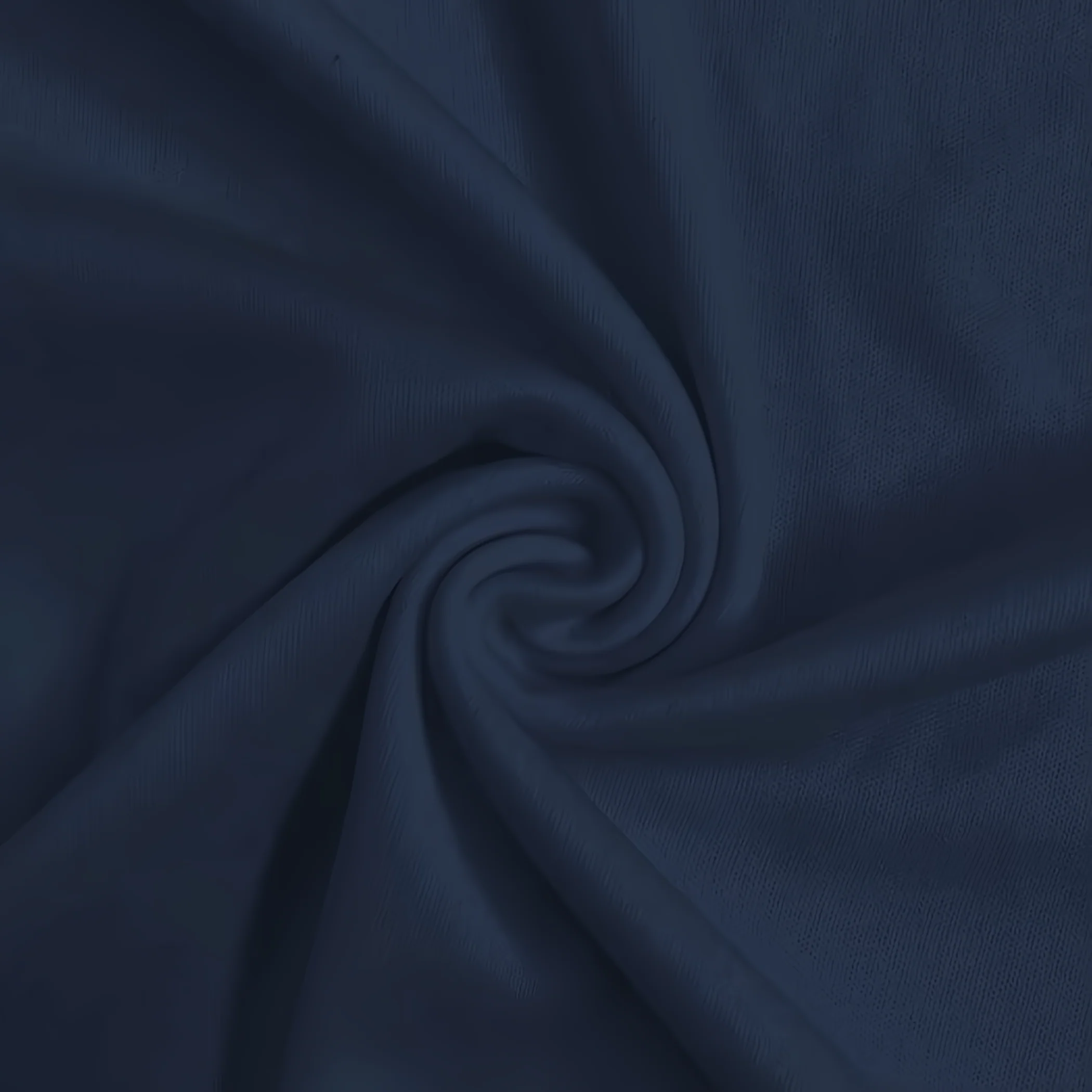Solid Polyester Interlock Knit Fabric / Navy Blue / Sold By The Yard