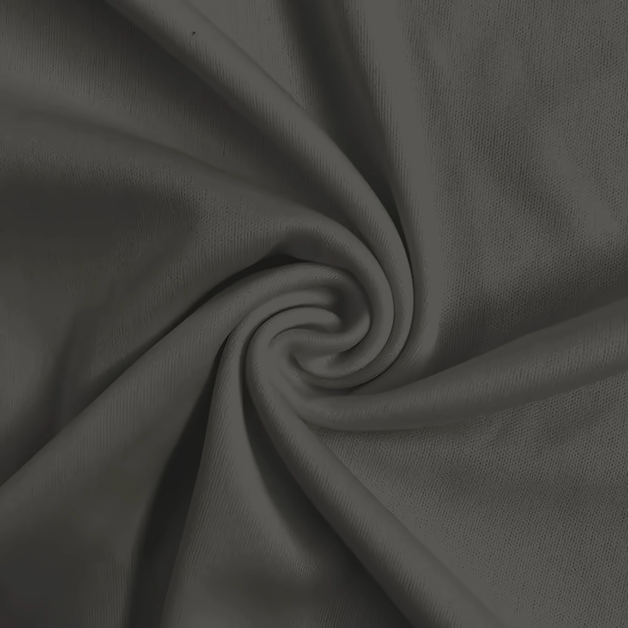 Solid Polyester Interlock Knit Fabric / Silver / Sold By The Yard - Image 6