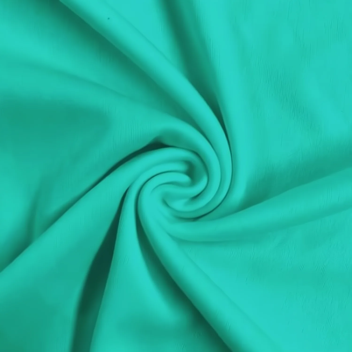 Solid Polyester Interlock Knit Fabric / Turquoise / Sold By The Yard
