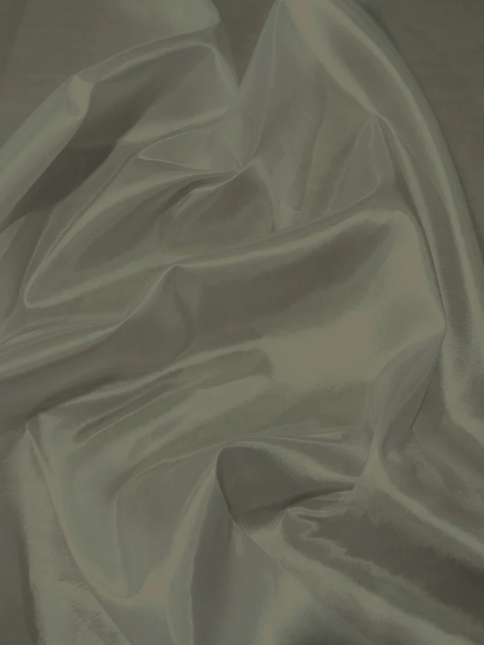 Solid Polyester Taffeta 58"/60" Fabric / Charcoal / Sold By The Yard - Image 6