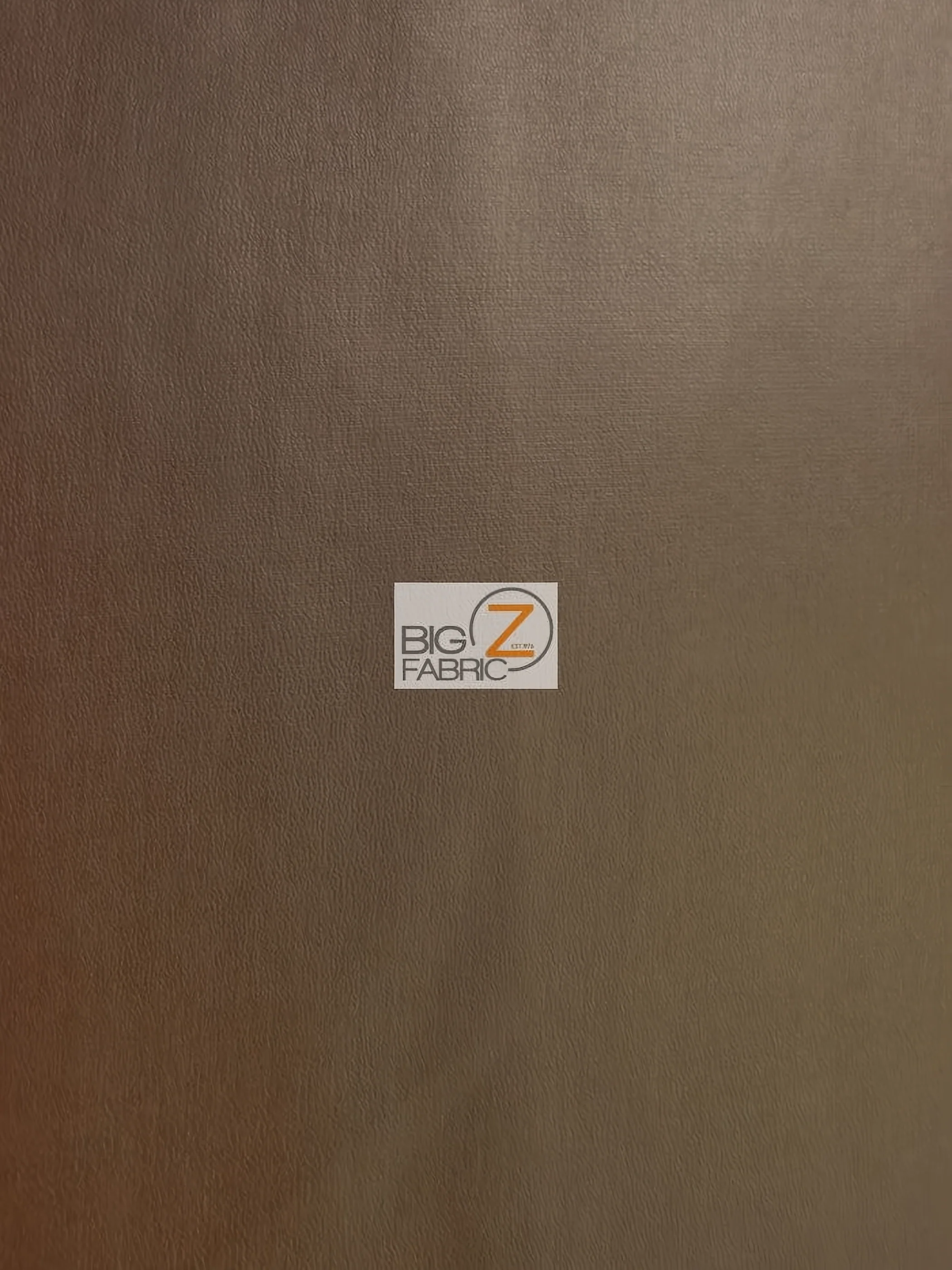 Brown Solid Soft Vinyl Fabric / Sold By The Yard