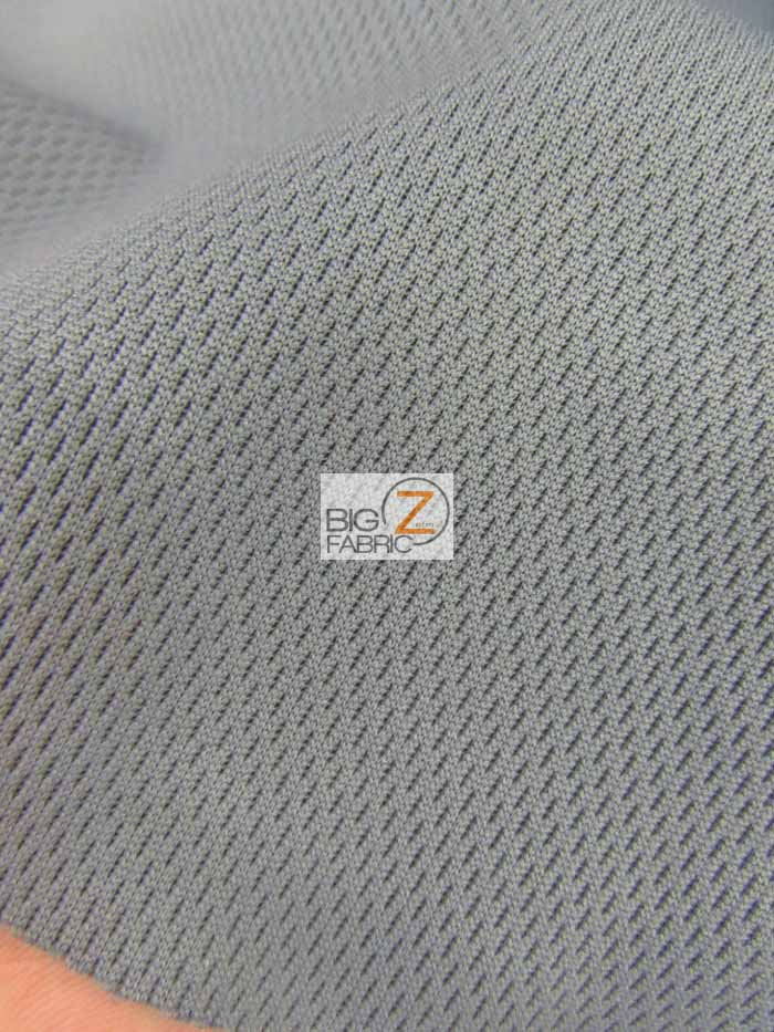 Sports Mesh Activewear Jersey Spandex Fabric / Charcoal / Sold By The Yard - Image 3