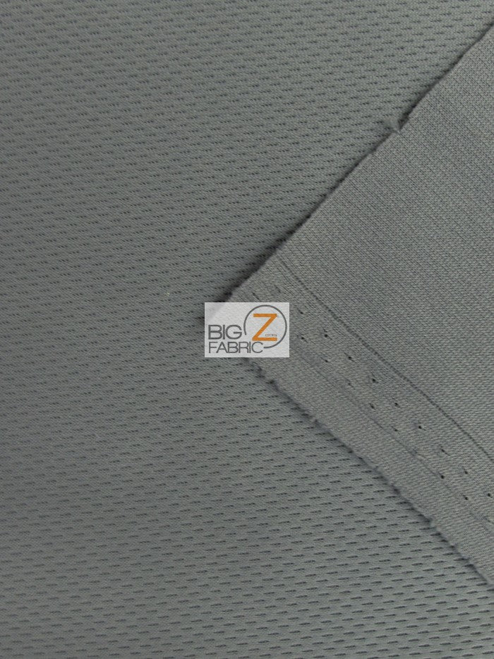 Sports Mesh Activewear Jersey Spandex Fabric / Charcoal / Sold By The Yard - Image 4