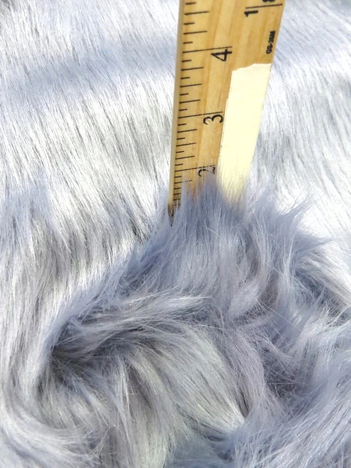 Spring Green Solid Shaggy Long Pile Faux Fur Fabric / Sold By The Yard/ 15 Yard Bolt - Image 4