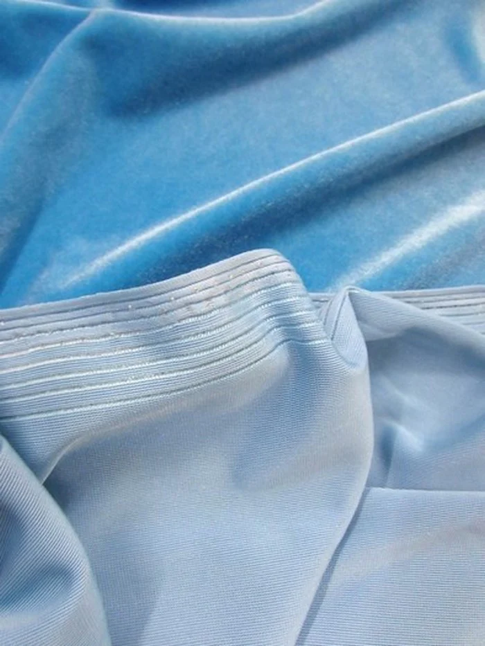 Stretch Velvet Velour Spandex 360 Grams Costume Fabric / Pink / Sold By The Yard - Image 4