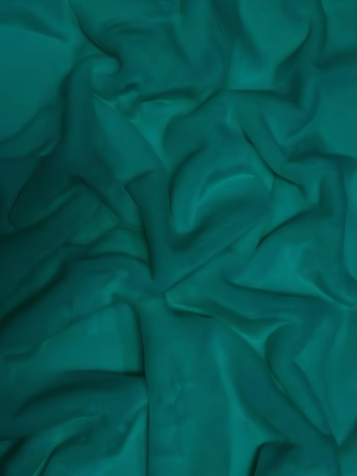 Teal Half Shag Faux Fur Fabric (Beaver) Knit Backing / Sold by The Yard (Second Quality Goods)
