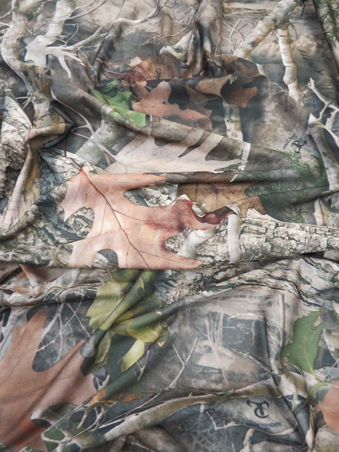 Timber Camouflage Mossy Oak Spandex Fabric Sold By The Yard - Image 4