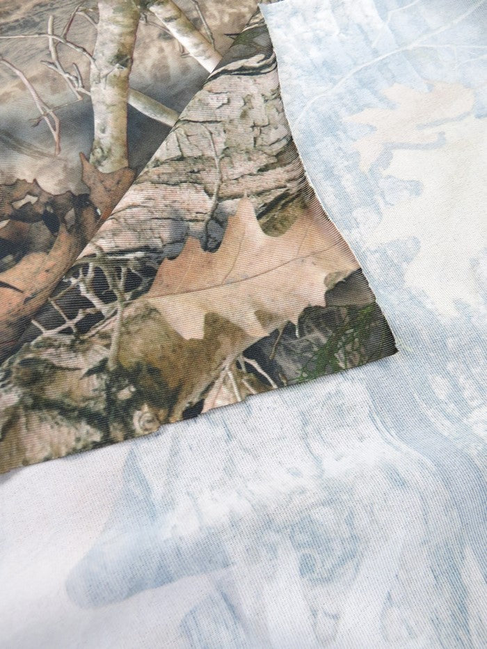 Timber Camouflage Mossy Oak Spandex Fabric Sold By The Yard - Image 5
