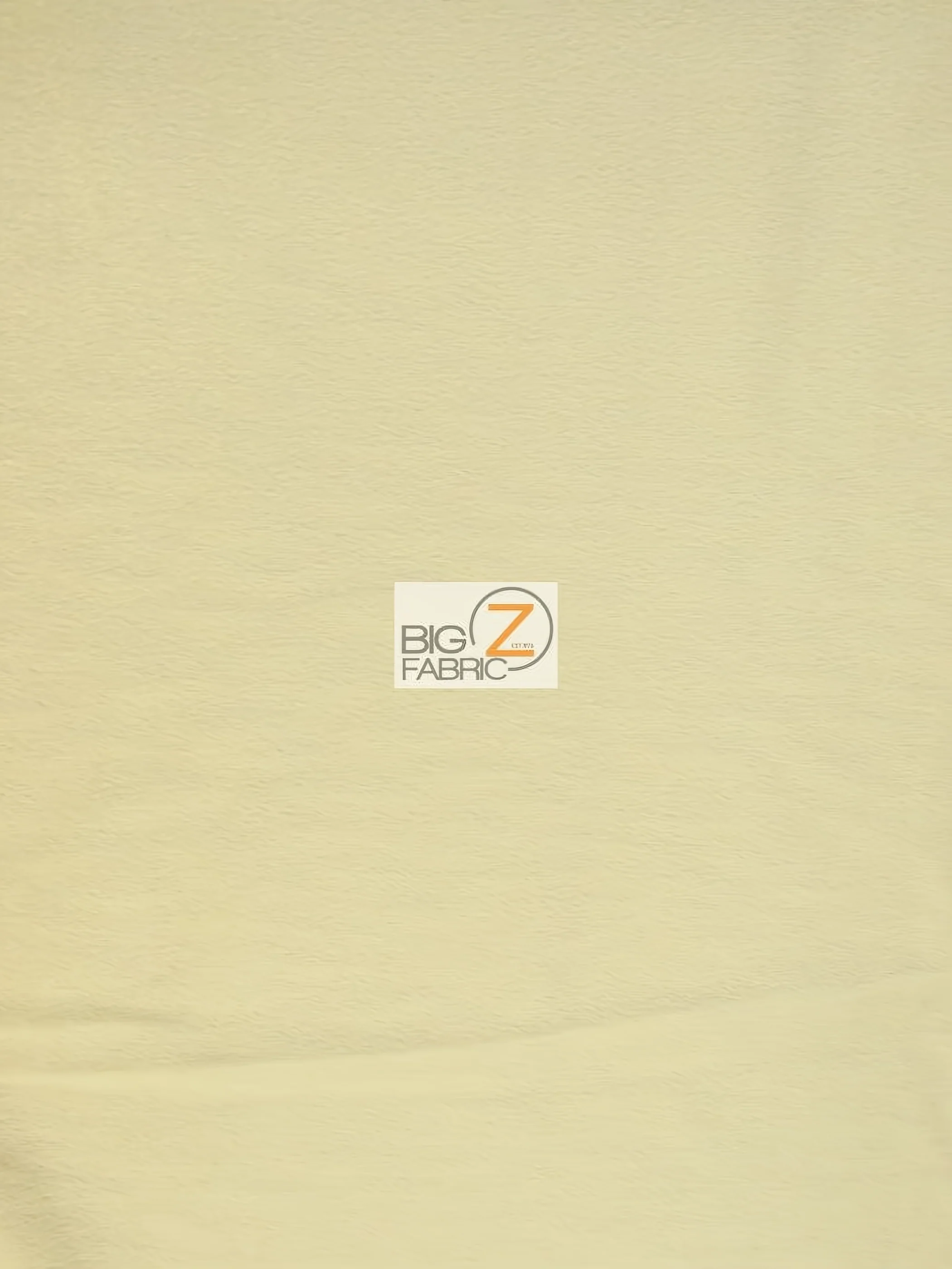 Ivory Velboa Solid Short Pile Fabric / Sold By The Yard
