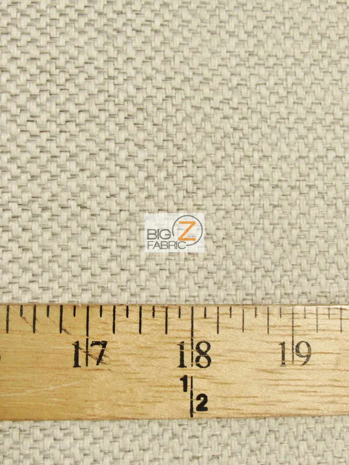 Vintage Lattice Textured Upholstery Fabric / Tusk / Sold By The Yard - Image 2