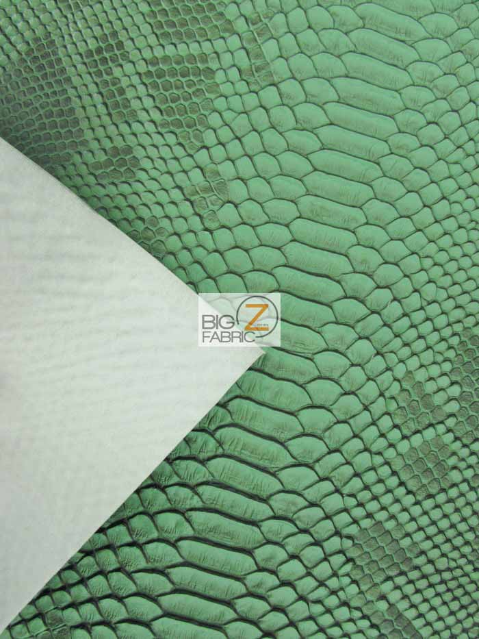 Western Brown Viper Sopythana Embossed Snake Skin Vinyl Leather Fabric / Sold By The Yard - Image 5